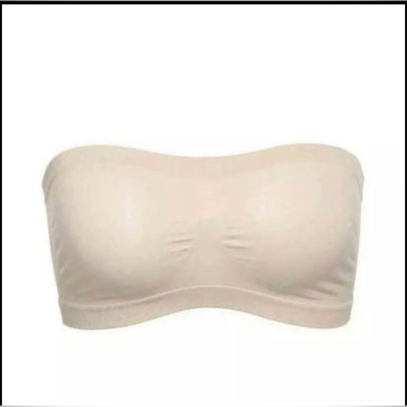 Strapless Sport Yoga Bra Lingerie Seamless Wrapped Breathable Mesh bra one size - Picture 2 of 4